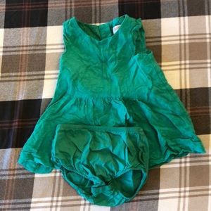 Super cute green 12mo dress
